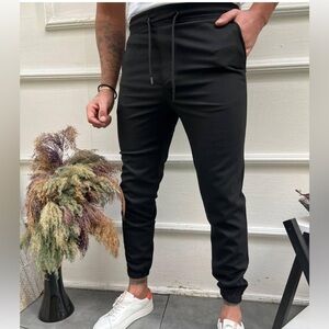 ZYIA Men's Classic Black Joggers